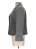 Tahari by ASL 100% Polyester Houndstooth Gray Blazer Size 10 Petite - photo 5