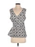 Boden Gray Sleeveless Blouse Size 12 - photo 1