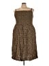 Old Navy Animal Print Brown Casual Dress Size XXL - photo 1
