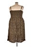 Old Navy Animal Print Brown Casual Dress Size XXL - photo 2