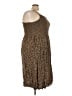 Old Navy Animal Print Brown Casual Dress Size XXL - photo 4