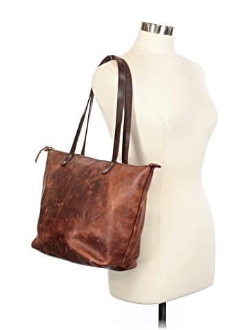 Portland Leather Goods Leather Tote (view 2)