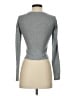 WeWoreWhat Gray Long Sleeve T-Shirt Size XS - photo 2