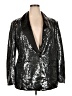 New York & Company 100% Polyester Metallic Silver Blazer Size XXL - photo 1