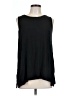 J.Jill Solid Black Sleeveless T-Shirt Size Lg Petite - photo 1