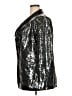 New York & Company 100% Polyester Metallic Silver Blazer Size XXL - photo 5