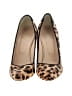 J.Crew Collection Animal Print Brown Heels Size 7 1/2 - photo 2