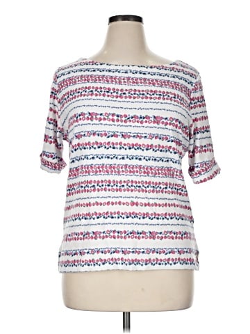 Karen Scott Short Sleeve Blouse (view 1)