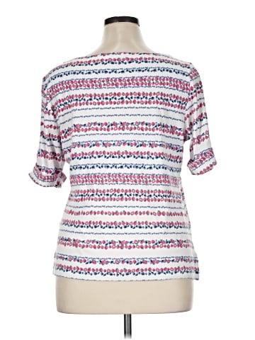 Karen Scott Short Sleeve Blouse (view 2)