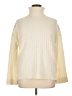 Theory Ivory Turtleneck Sweater Size XL - photo 1