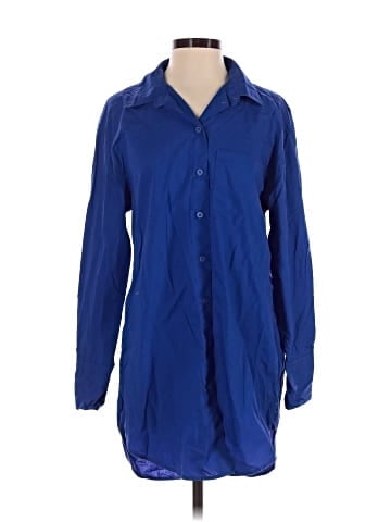 H&M 3/4 Sleeve Button-Down Shirt (view 1)