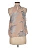 On Twelfth 100% Polyester Tan Sleeveless Blouse Size 6 - photo 2