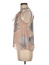 On Twelfth 100% Polyester Tan Sleeveless Blouse Size 6 - photo 5