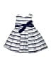 Jona Michelle 100% Polyester Stripes Blue Dress Size 2T - photo 2