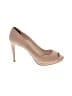 Prada 100% Suede Tan Heels Size EU 40 1/2 - photo 1