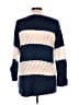 Signature Studio 100% Acrylic Color Block Blue Pullover Sweater Size L - photo 2