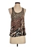 Yanuk Brown Sleeveless Top Size S - photo 1