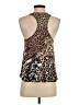 Yanuk Brown Sleeveless Top Size S - photo 2