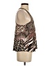 Yanuk Brown Sleeveless Top Size S - photo 4