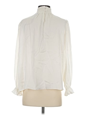 Tucker Long Sleeve Silk Top (view 2)