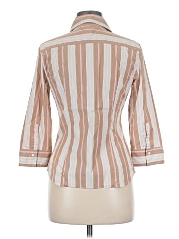 Express Design Studio 3/4 Sleeve Button-Down Shirt (view 2)