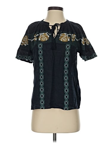 Lucky Brand Short Sleeve Blouse (view 1)