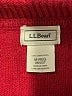 L.L.Bean 100% Lambswool Burgundy Wool Cardigan Size M - photo 7