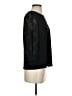 CeCe Black 3/4 Sleeve Blouse Size S - photo 4
