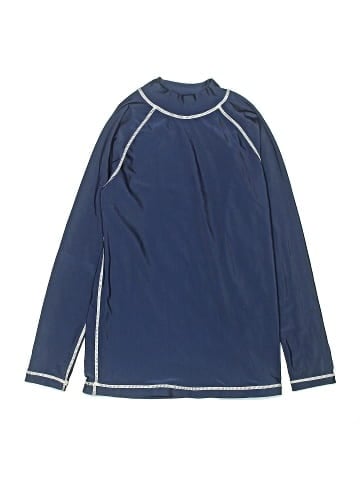 Aqua Long Sleeve T-Shirt (view 1)