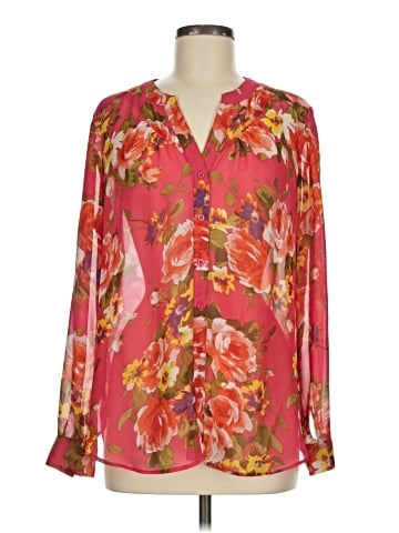 Pleione Long Sleeve Blouse (view 1)