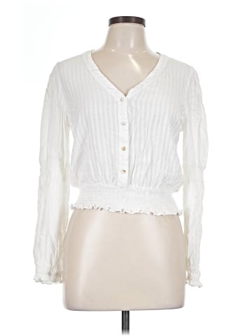 Hem & Thread Long Sleeve Blouse (view 1)
