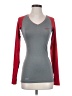 Nike Gray Long Sleeve Top Size XS - photo 1