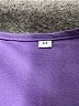 Unbranded 100% Polyester Purple 3/4 Sleeve Blouse Size M - photo 4