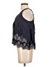 Lulumari 100% Rayon Blue Sleeveless Blouse Size S - photo 5