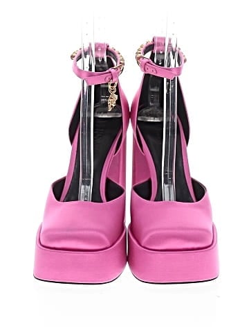 Versace Medusa Aevitas Satin Platform Pumps (view 2)