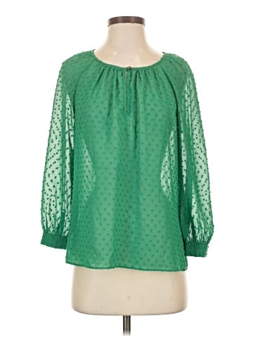 J.Crew Factory Store 3/4 Sleeve Blouse (view 1)