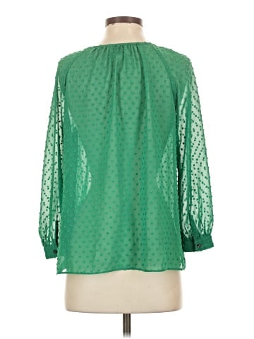 J.Crew Factory Store 3/4 Sleeve Blouse (view 2)