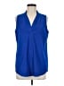 Calvin Klein Blue Sleeveless Blouse Size M (estimated) - photo 1