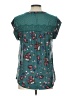 Daniel Rainn Teal Short Sleeve Blouse Size L - photo 2
