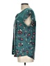 Daniel Rainn Teal Short Sleeve Blouse Size L - photo 5
