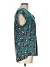Daniel Rainn Teal Short Sleeve Blouse Size L - photo 4