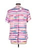 Torrid 100% Rayon Stripes Pink Short Sleeve Blouse Size Lg Plus (0) - photo 2