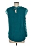 Fortune + Ivy 100% Polyester Teal Sleeveless Blouse Size M - photo 2