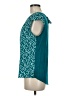 Fortune + Ivy 100% Polyester Teal Sleeveless Blouse Size M - photo 5