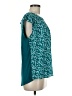 Fortune + Ivy 100% Polyester Teal Sleeveless Blouse Size M - photo 4