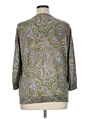 Talbots Outlet 3/4 Sleeve Blouse (view 2)