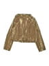 Mia Joy 100% Polyester Metallic Gold Jacket Size 10 - photo 2