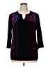 Chico's Black 3/4 Sleeve Blouse Size XL (3) - photo 1