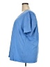 BLOOMCHIC Blue Short Sleeve T-Shirt Size 26 - photo 5
