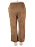 Alfred Dunner Solid Brown Active Pants Size 18 - photo 2